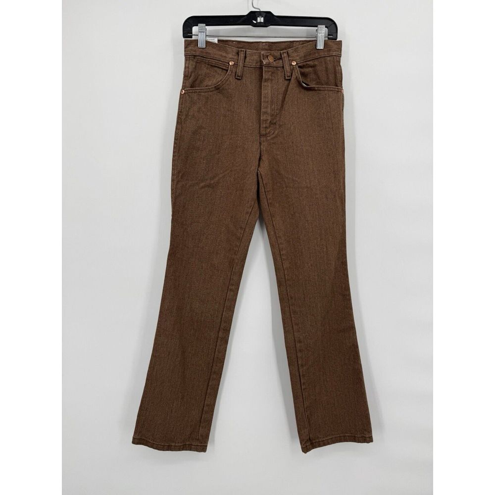 Wrangler Cowboy Cut 936 Slim Fit Denim Jeans‎ 28x30 Brown 100% Cotton NWT